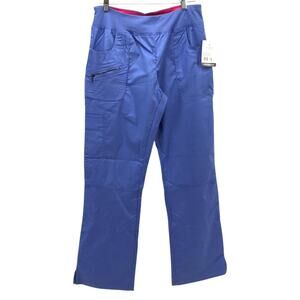 NWT Beyond Scrubs Abby Yoga Pant Bottom Ceil Blue Medium M Nursing Healthcare